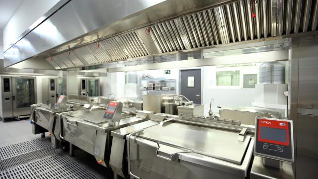 Las cocinas del Hospital Universitario de Toledo.