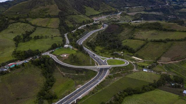 Una de las infraestructuras de Sacyr en Colombia.