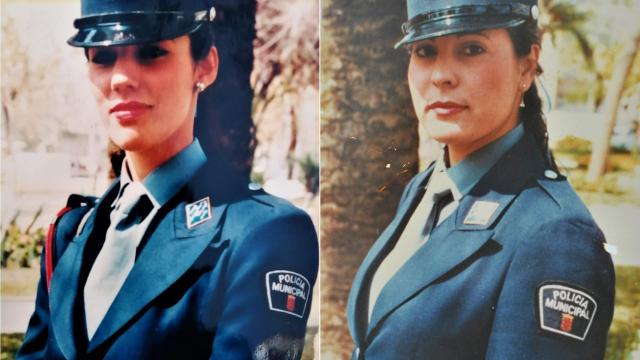 Marisol Muñoz Navarro (i.) y Mari Ángeles García García pertenecían a la promoción de la Policía Local de Córdoba de 1981.