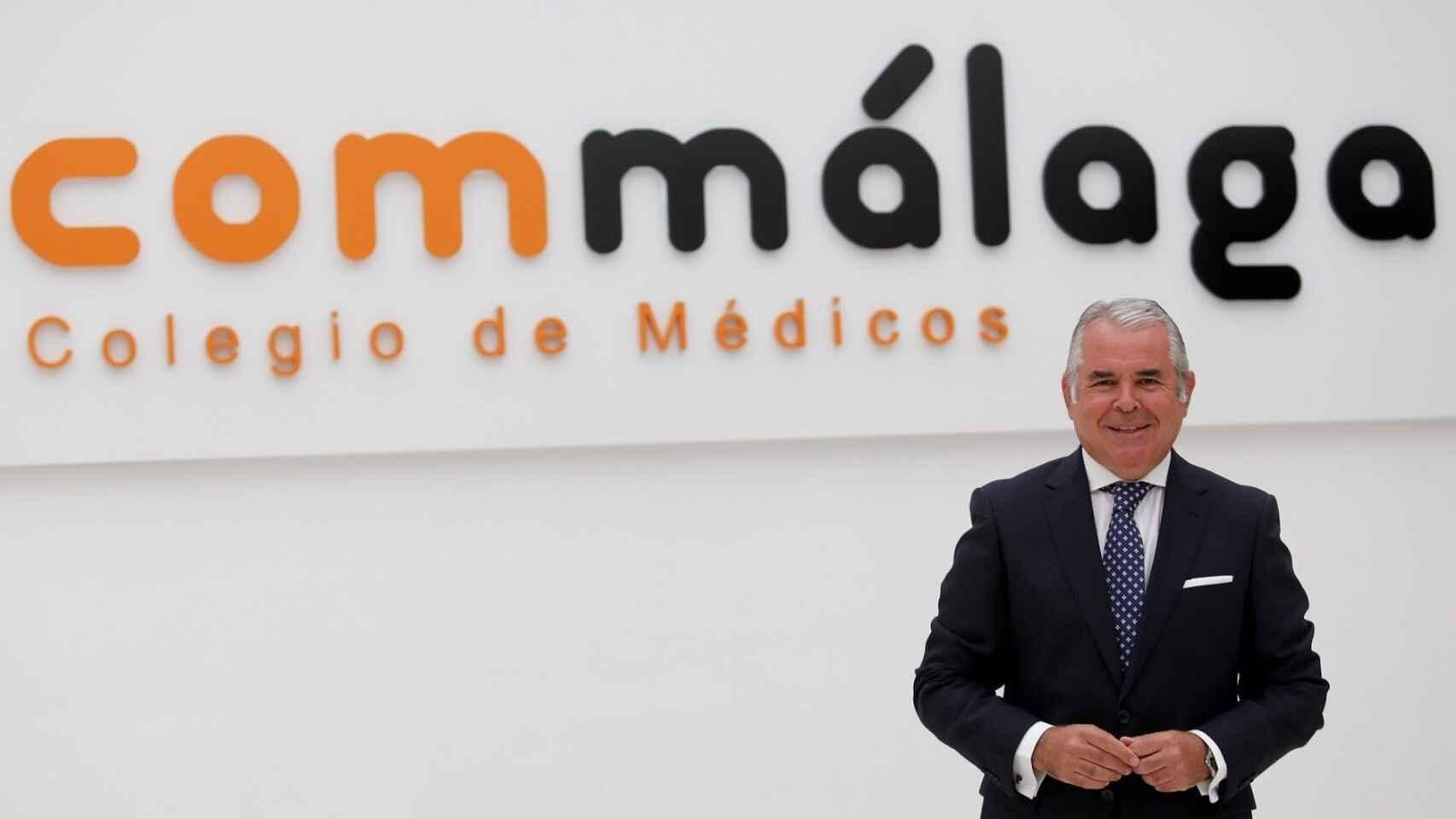 Pedro Navarro, presidente del Colegio de Médicos de Málaga.