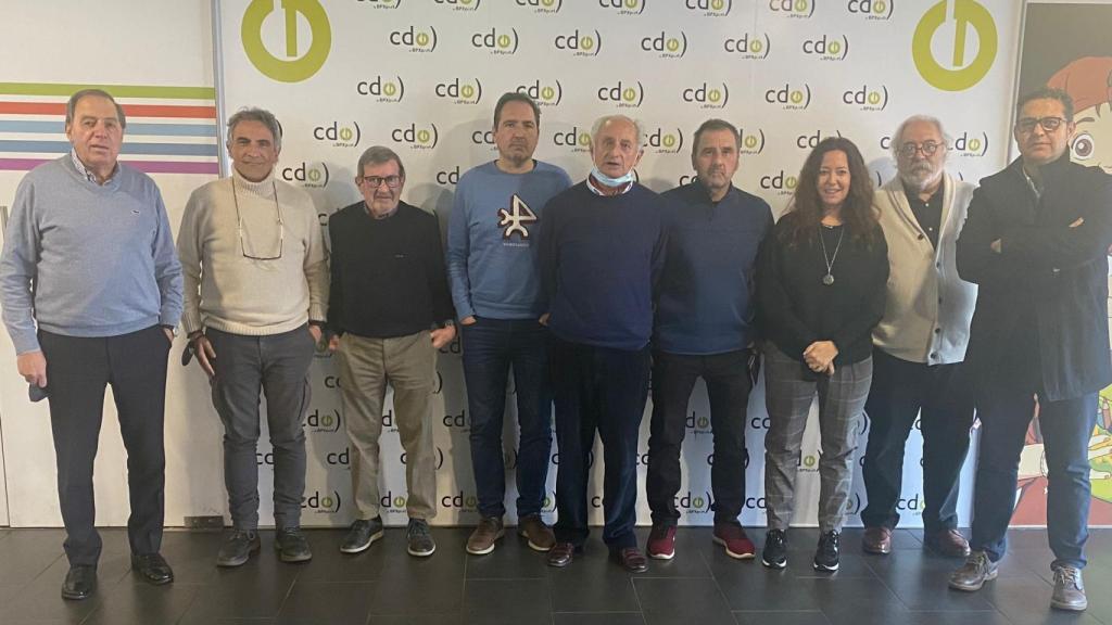 Los miembros del jurado de relatos cortos de la APDV de la pasada edición