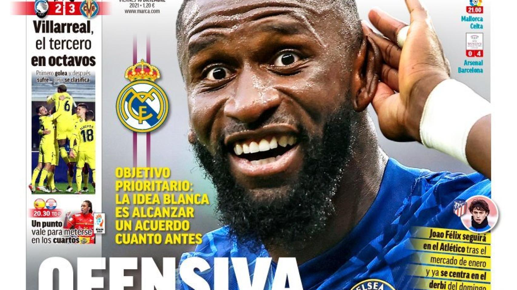 La portada del diario MARCA (10/12/2021)