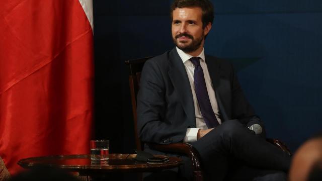 El presidente del Partido Popular, Pablo Casado.