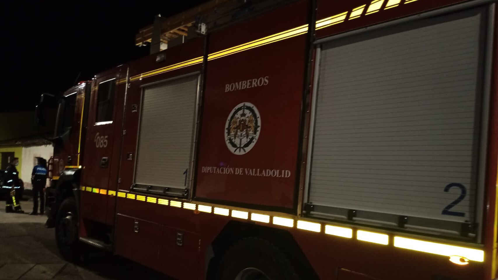 Imagen de archivo de un vehículo de los Bomberos de la Diputación de Valladolid