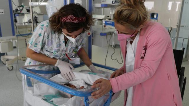 Nacimiento en el Hospital Universitario de Toledo. Imagen de la Junta de Comunidades