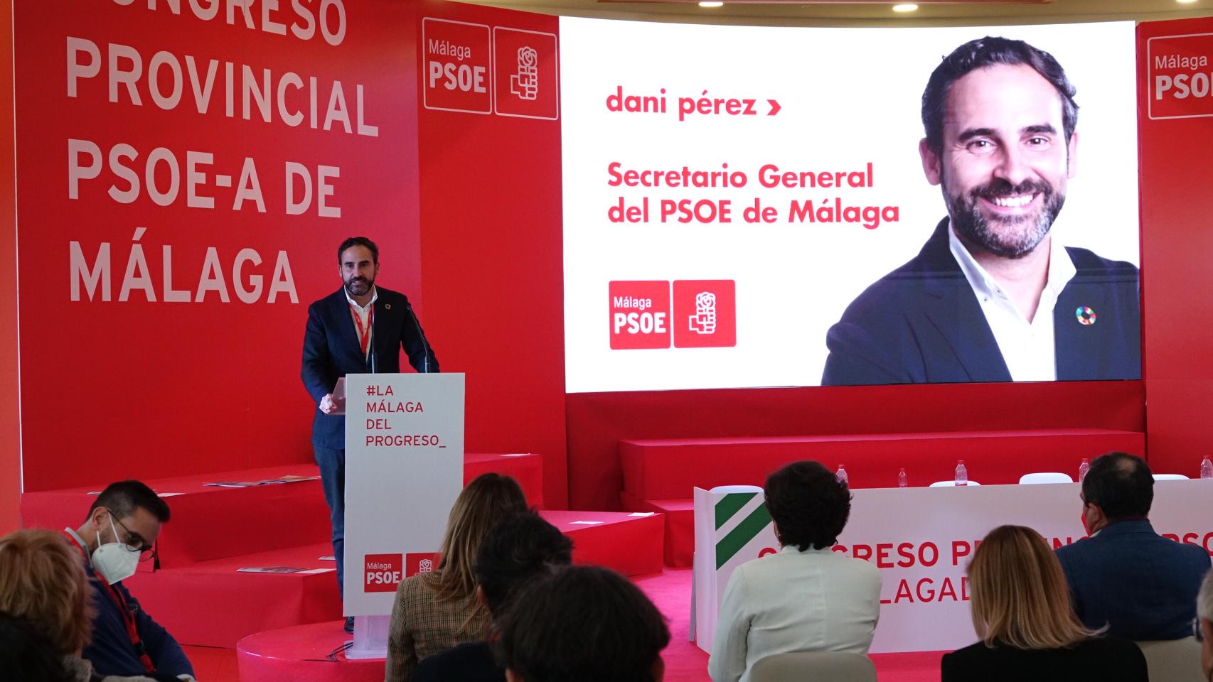 Dani Pérez en el congreso provincial.