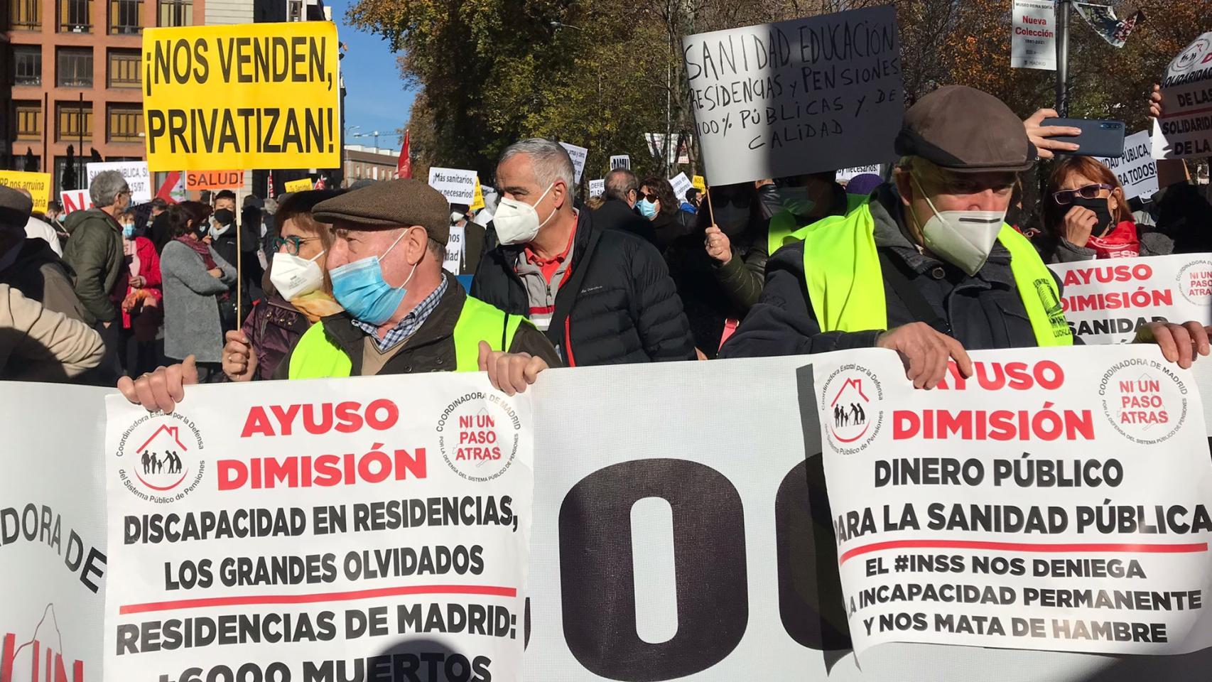Una imagen de la manifestación.