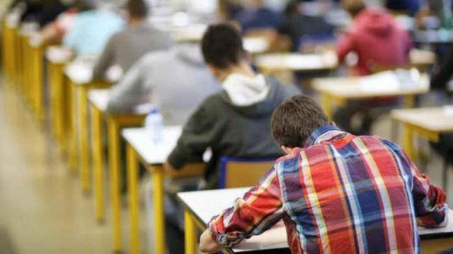 Imagen de archivo de un examen.