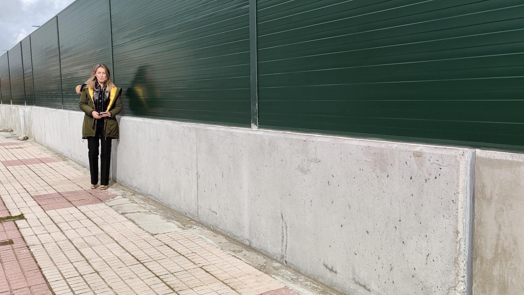 La concejala de Fomento, Marta Labrador, visita las obras