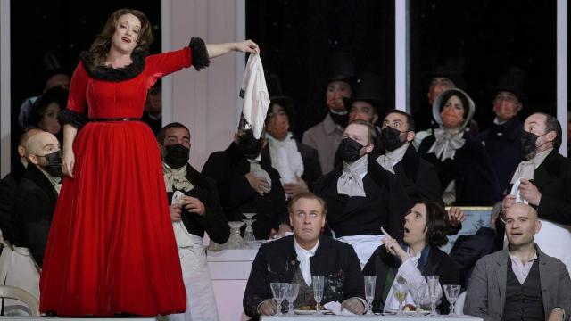 Estreno de 'La Bohème', en el Teatro Real de Madrid.