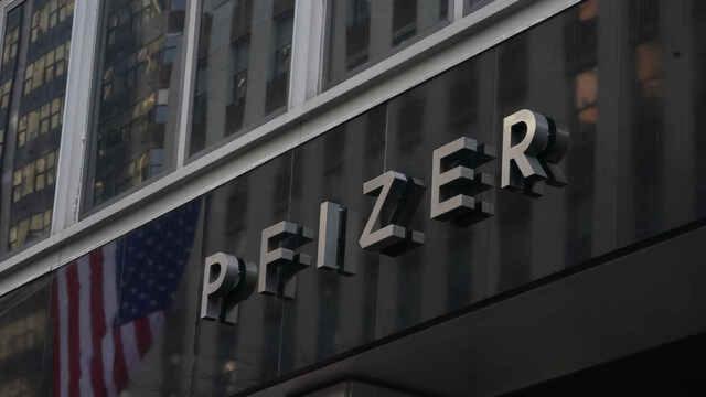 Sede de la compañía Pfizer en Nueva York.