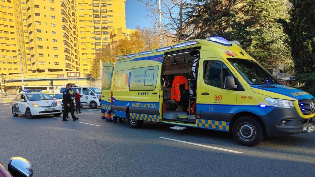 Ambulancia del 061 en A Coruña.