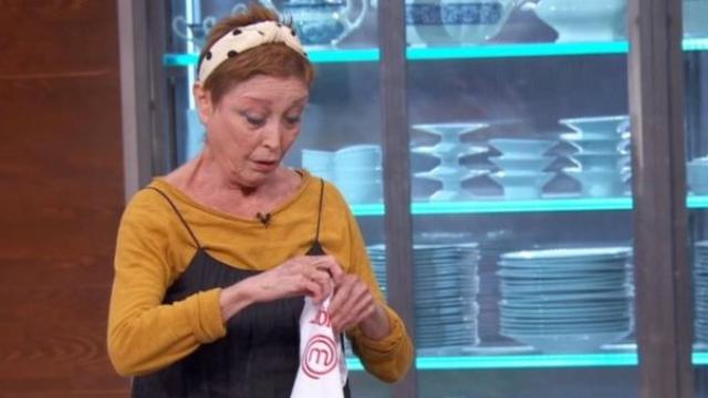 Veronia Forqué en su despedida del programa MasterChef Celebrity.
