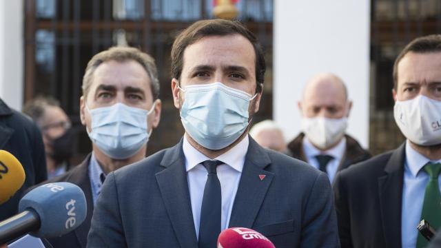 Alberto Garzón, ministro de Consumo, en Cuenca. Foto: Lola Pineda / EP