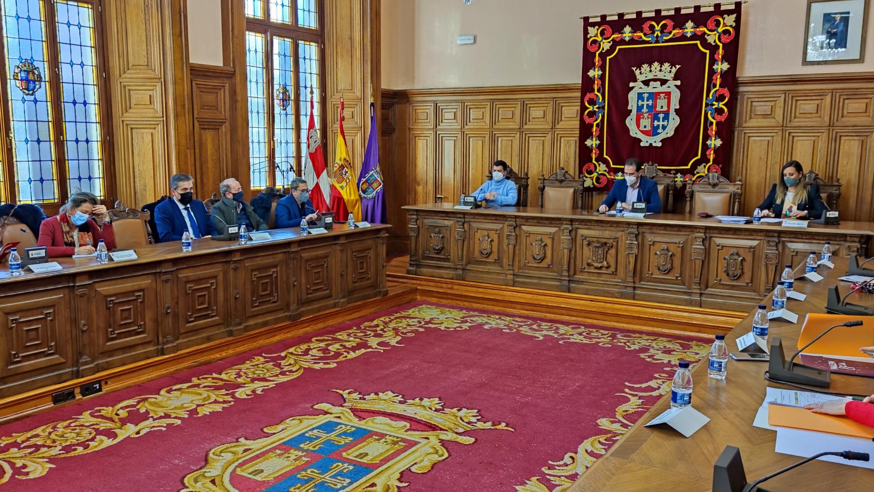 Reunión en el Consistorio de Palencia sobre el Plan de Impulso al Turismo