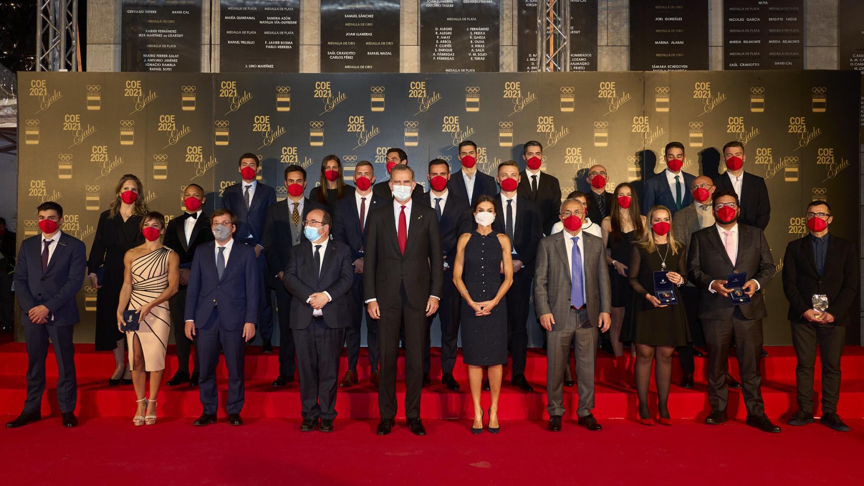 XVI Gala Anual del Comité Olímpico Español con Alejandro Blanco y los Reyes de España