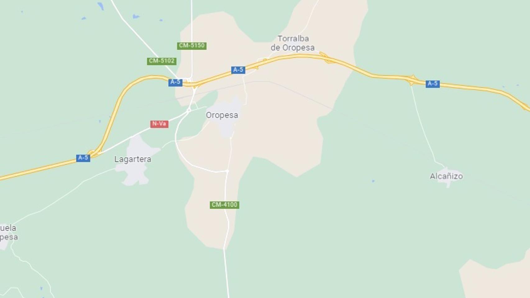 Plano de Oropesa (Toledo)