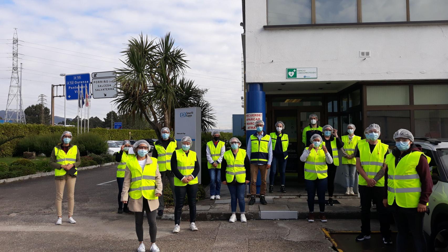 Alumnas de la formación de Smurfit Kappa Vigo