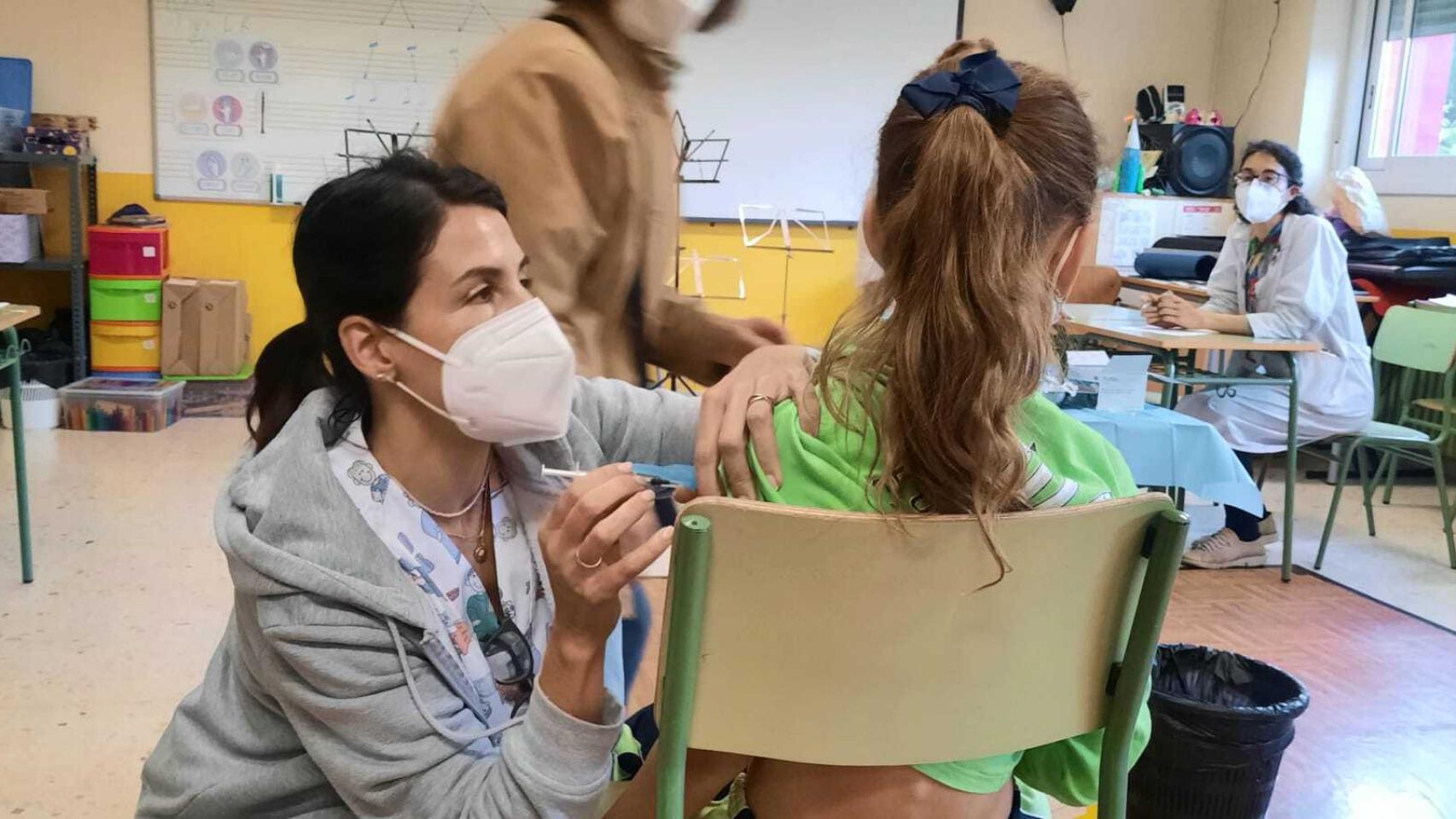 La campaña de vacunación infantil está ya en marcha en los colegios de la Comunidad Valenciana.