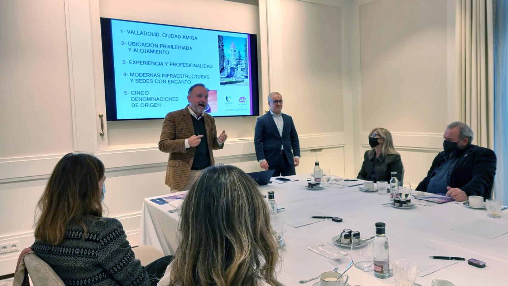 Presentación en Madrid de Valladolid como destino para el turismo de congresos