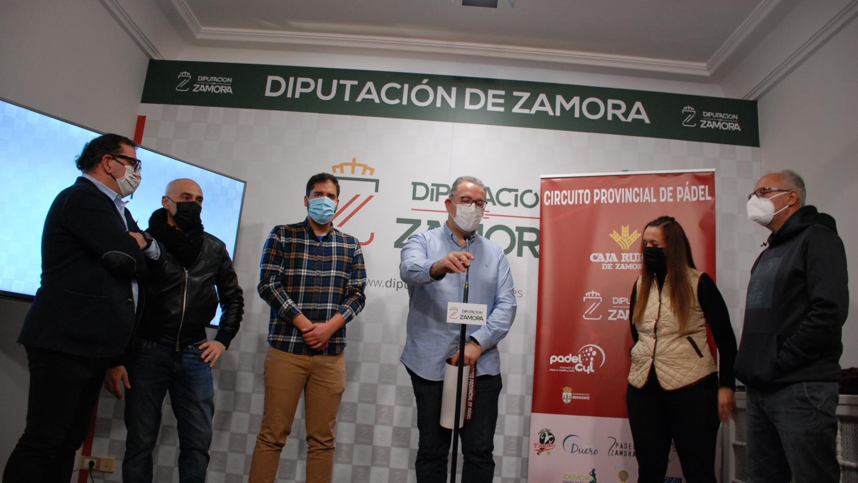 Presentación de la final del III Open de Pádel Duero