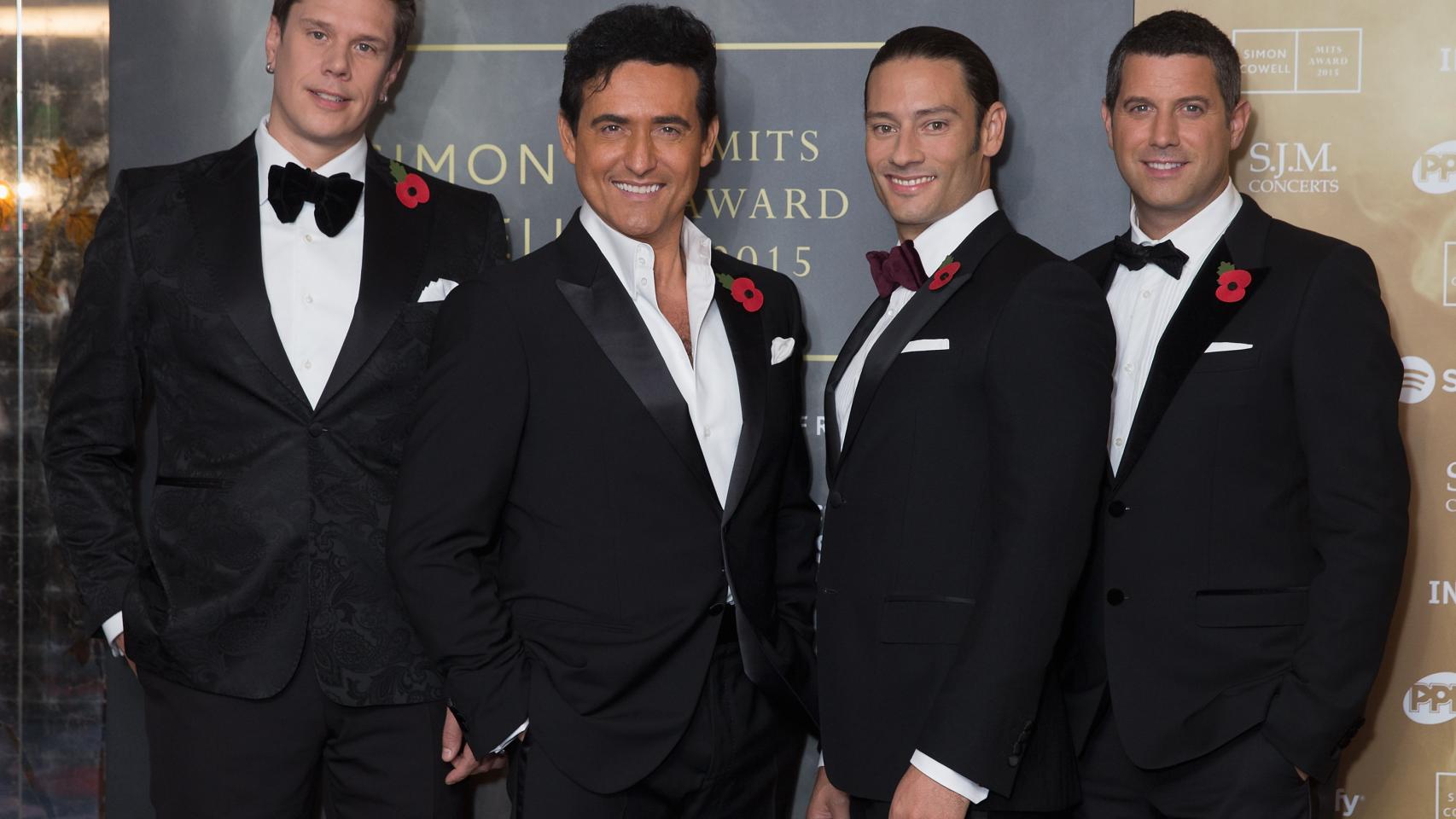Todos los integrantes del grupo Il Divo en una fotografía de archivo.