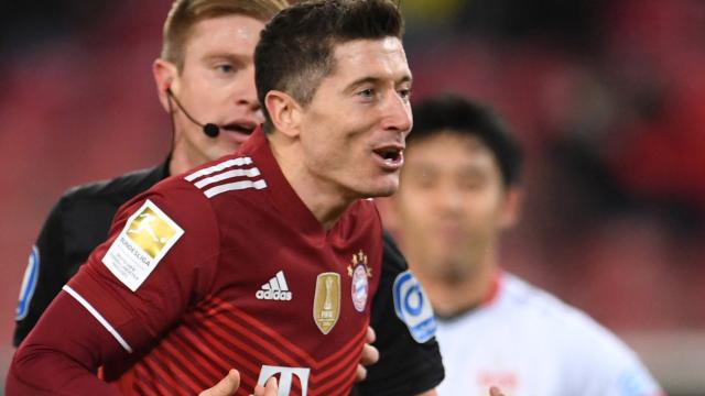 Robert Lewandowski, con el Bayern Múnich
