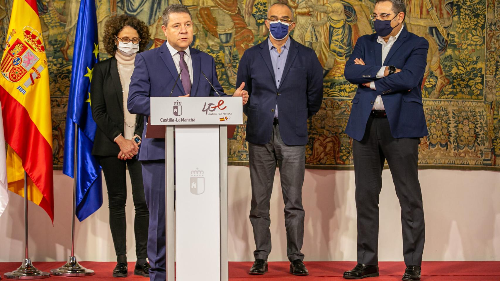El presidente de Castilla-La Mancha, Emiliano García-Page, en una imagen de este jueves