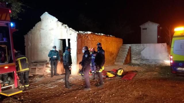 Rescate en Argamasilla de Alba. Fotos facilitadas por el Ayuntamiento