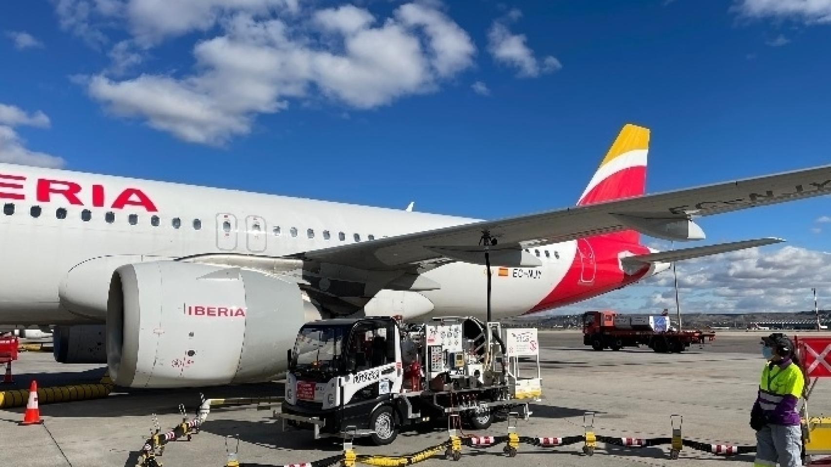 Avión de Iberia.