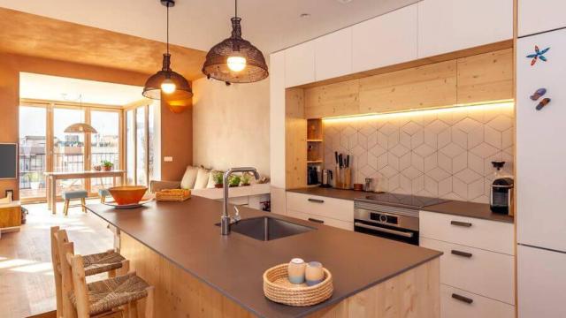 Interior de una vivienda rehabilitada.