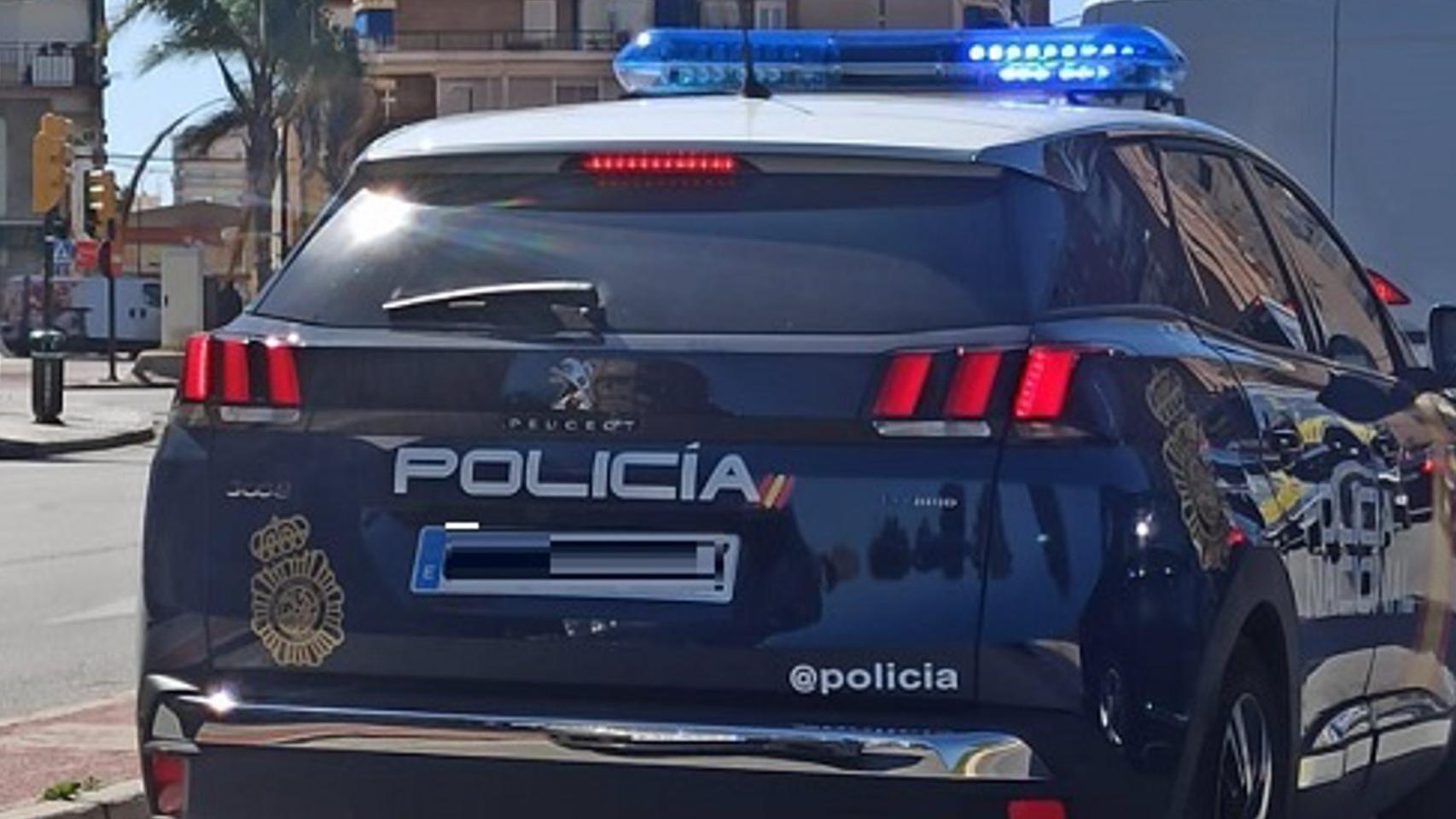 Un vehículo de la Policía Nacional.