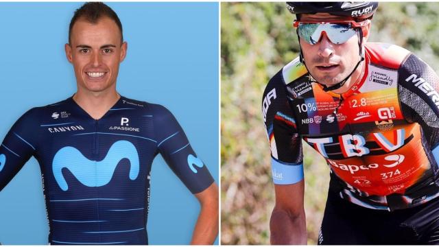 Enric Mas y Mikel Landa en un fotomontaje