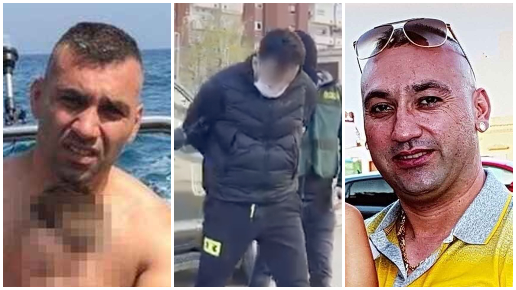 Los hermanos 'Castaña' y Fikri, detenido por la Guardia Civil esta misma semana.