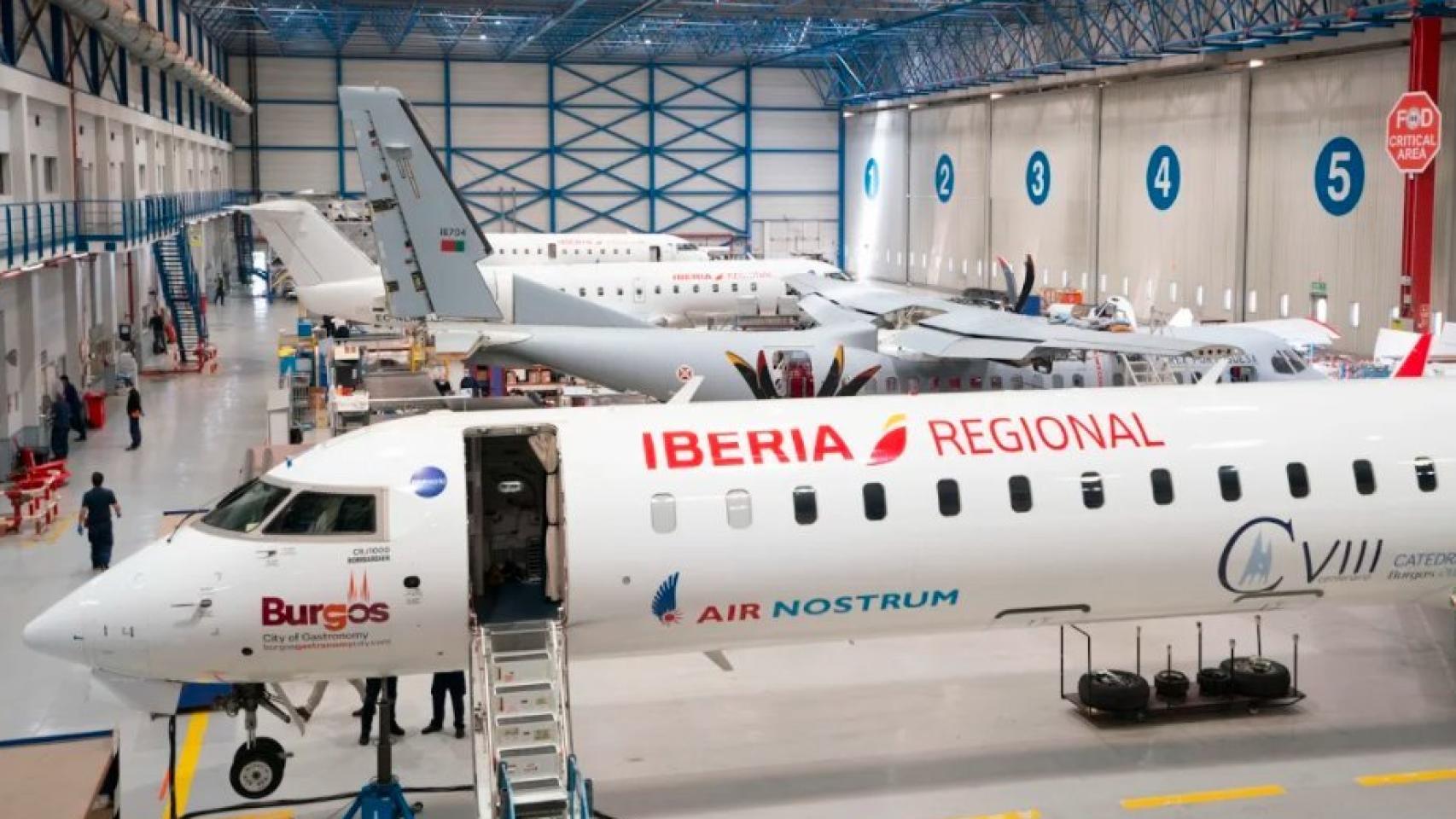 Aviones de Air Nostrum.