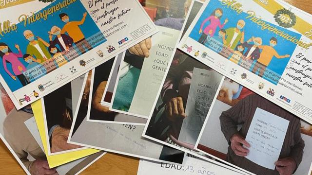 Imagen de los mensajes que los pequeños envían a los mayores