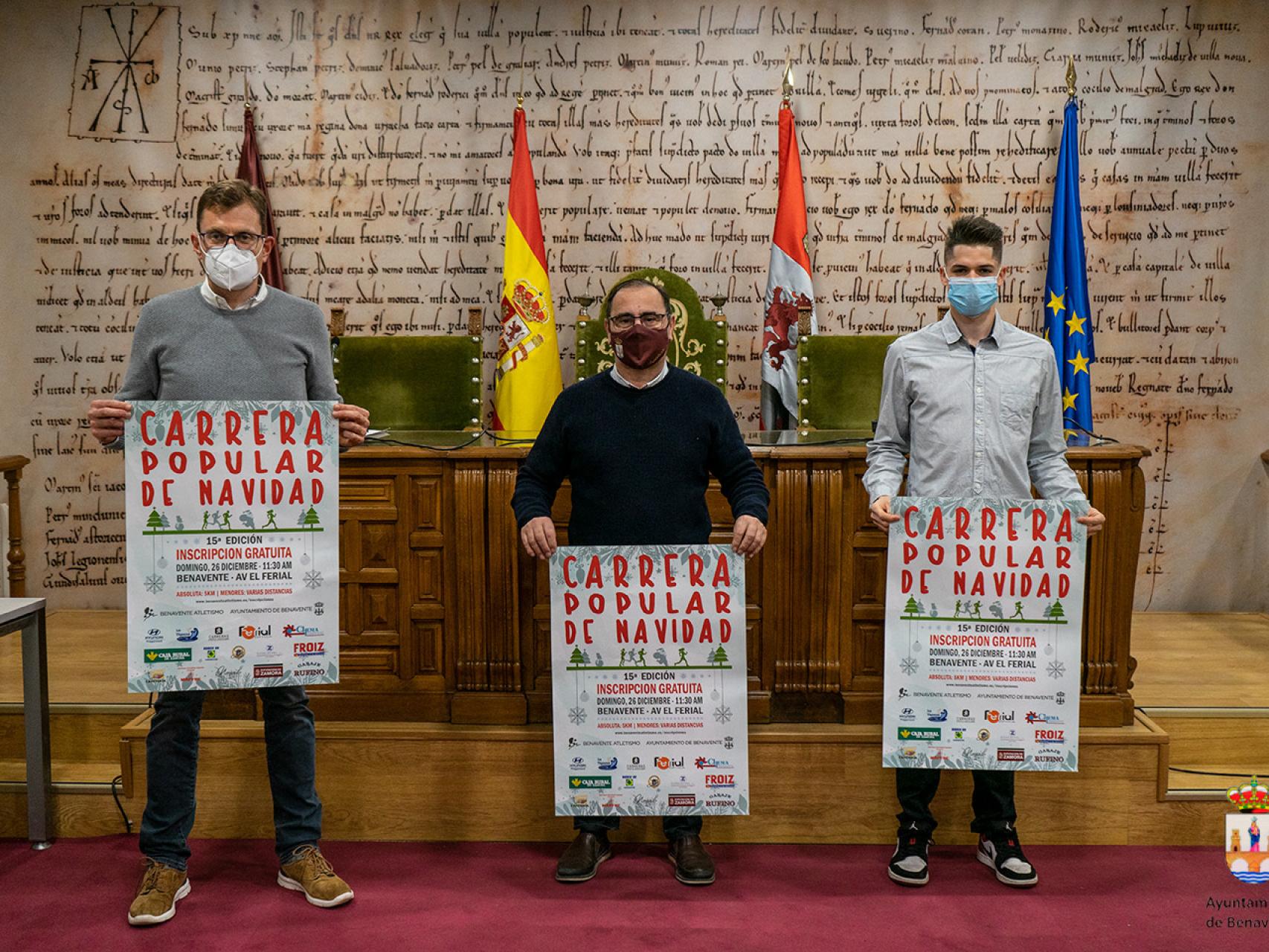 Presentación de la Carrera de Navidad en Benavente
