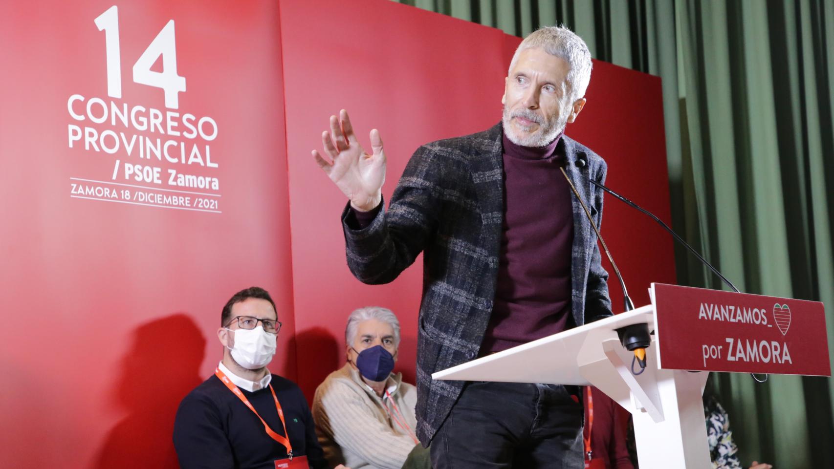 JL Leal ICAL. Intervención de Grande-Marlaska en el Congreso Provincial del PSOE de Zamora