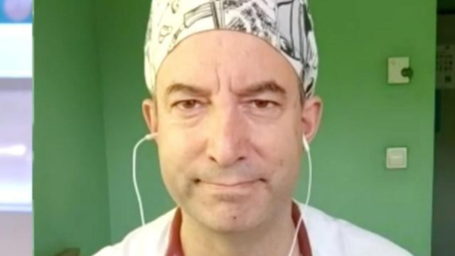 Carballo en una de sus apariciones televisivas.