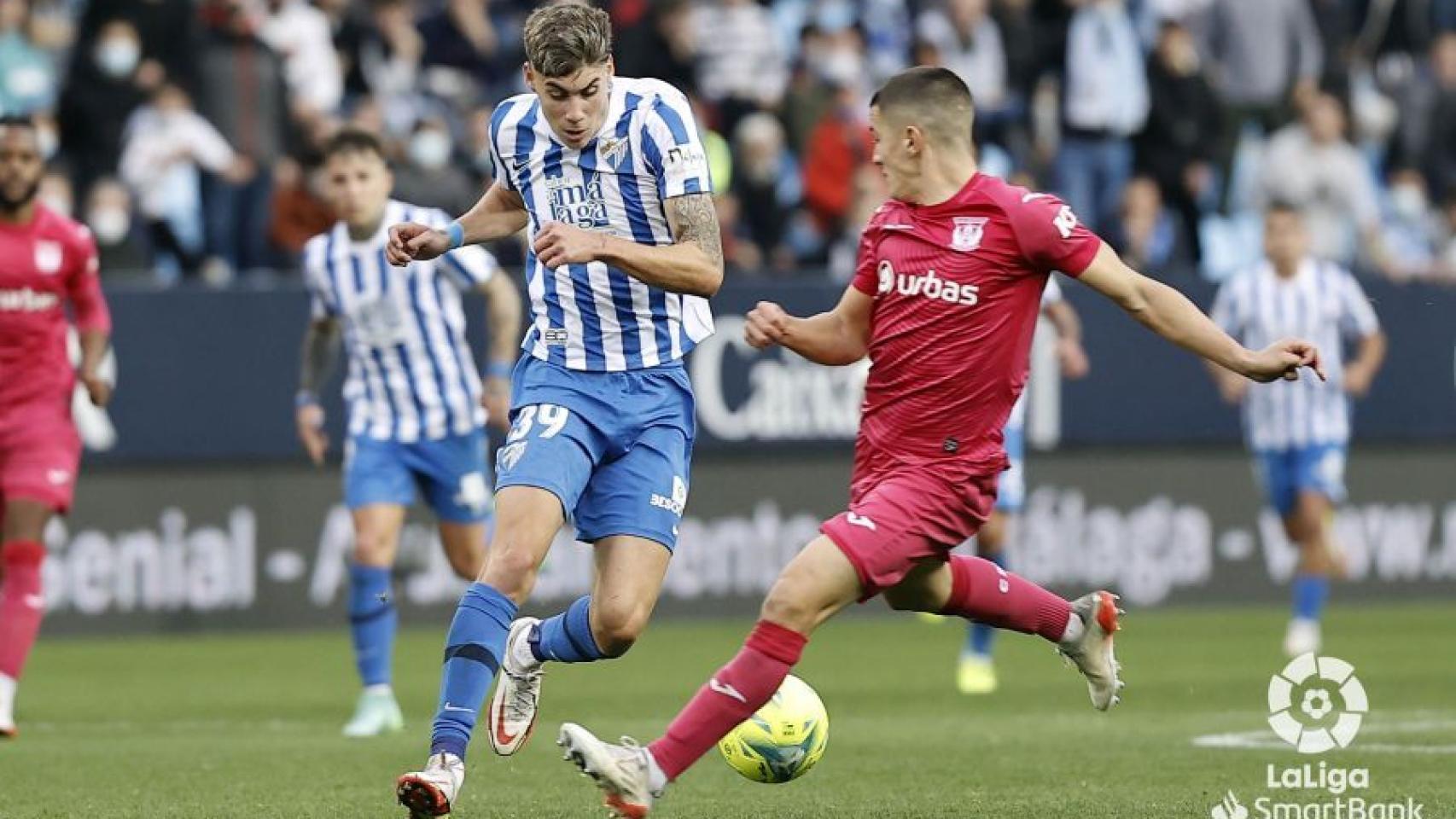 Roberto, en el partido ante el Leganés.