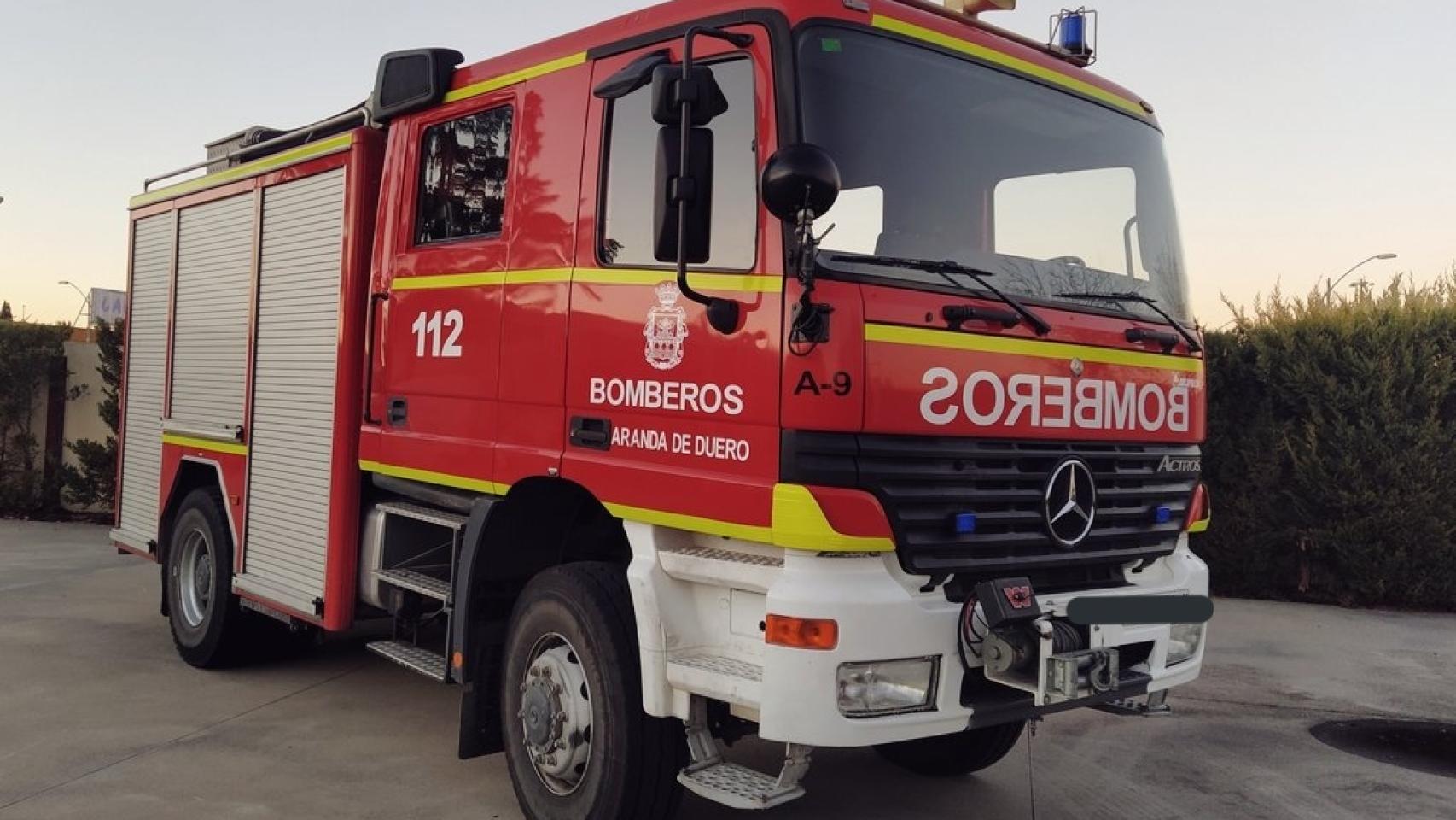 Camión de los Bomberos de Aranda de Duero