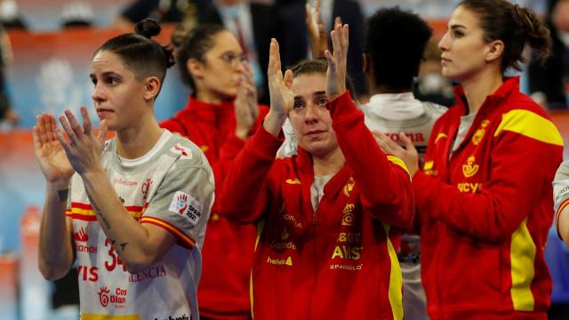 Las jugadoras de la selección española de balonmano femenino