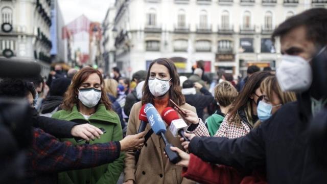Las portavoces de Más Madrid en el Ayuntamiento y la Asamblea, Rita Maestre y Mónica Gracía.