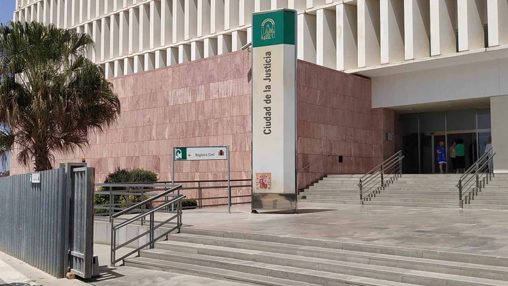 Una imagend de la Ciudad de la Justicia de Málaga.