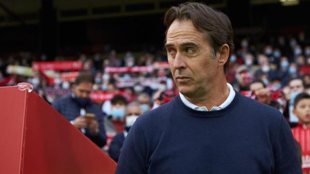Julen Lopetegui, durante un partido en el Sánchez Pizjuán.