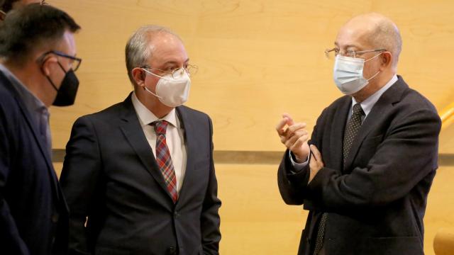 Enrique Rivero el día de la toma de posesión junto a Francisco Igea / Leticia Pérez ICAL