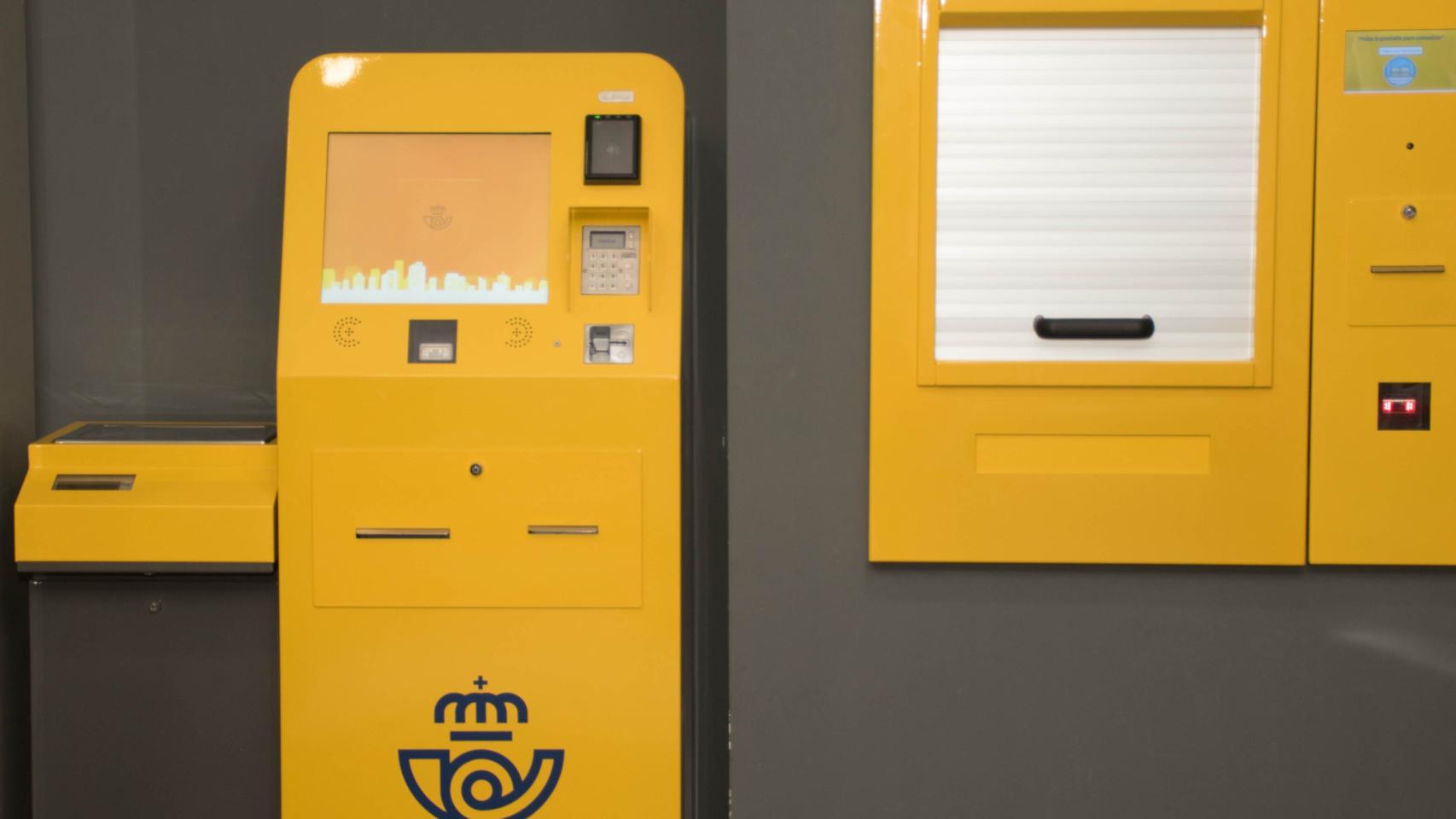 Máquina de autoservicio de Correos