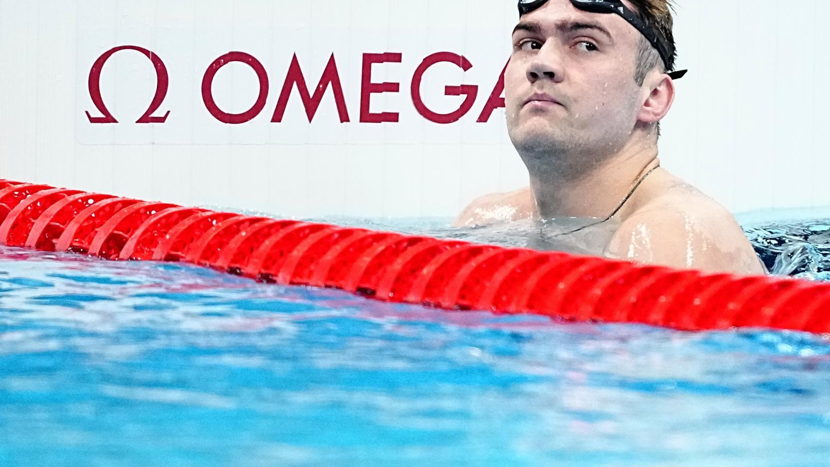 Kliment Kolesnikov, durante los Juegos Olímpicos de Tokio 2020.