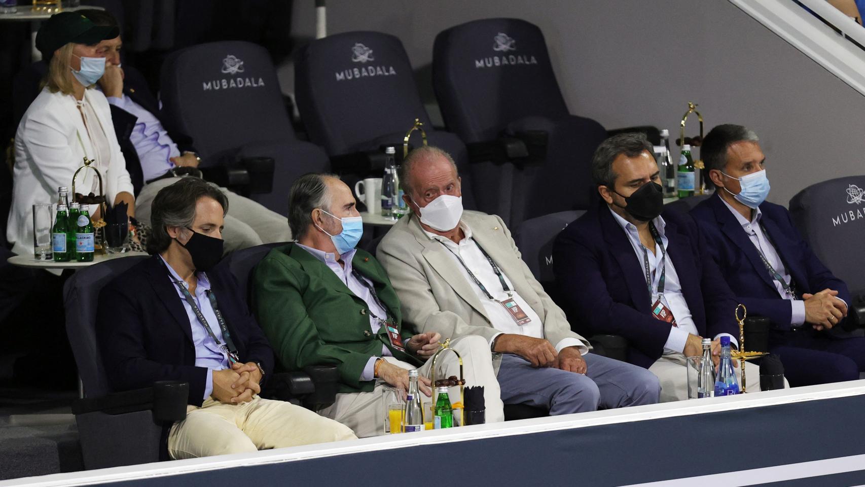 Juan Carlos I en Abu Dabi.