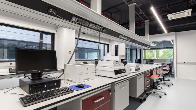 Laboratorios del Parque Científico de la Universidad de Barcelona.